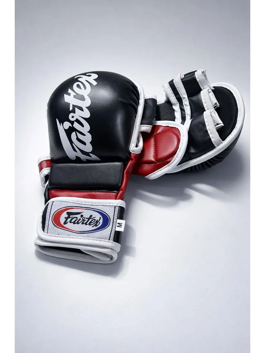 Перчатки Fairtex premium крабы черепашки MMA